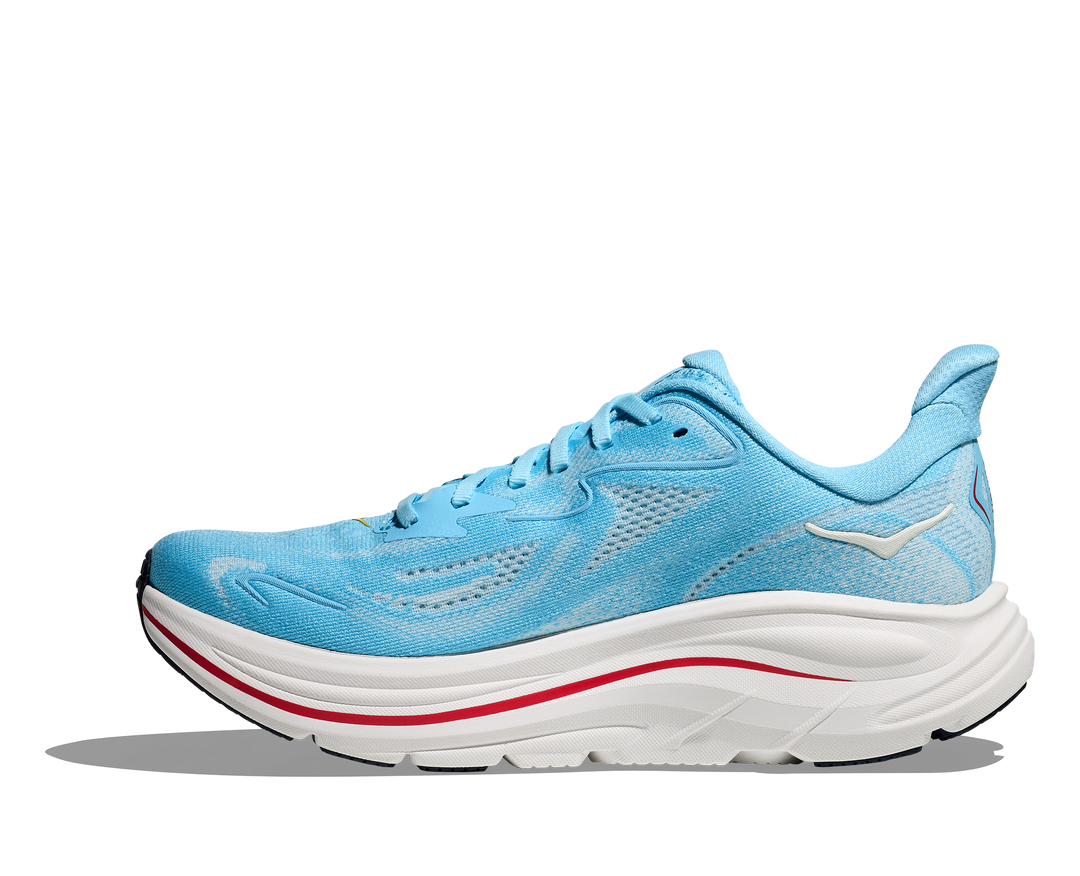 hoka clifton 10 women's | soaring blue / frost
