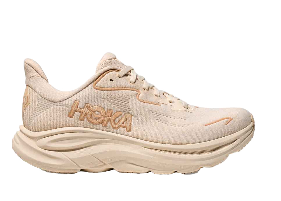 hoka clifton 10 wide women's | vanilla/birch