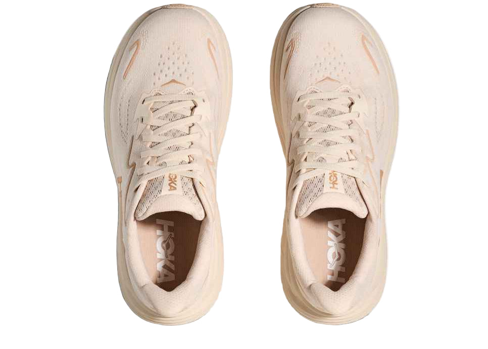 hoka clifton 10 wide women's | vanilla/birch