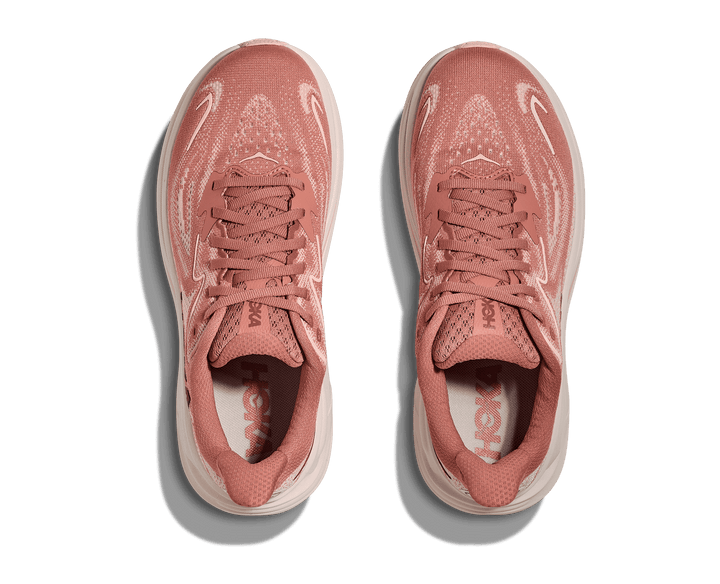 hoka clifton 10 women's | blush / rose latte