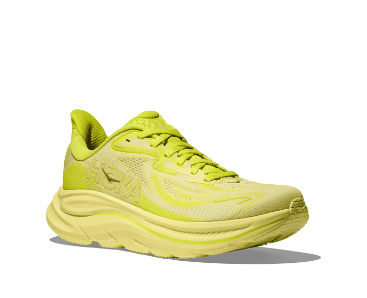 hoka clifton 10 women's | neon hoka citrus / sunlight