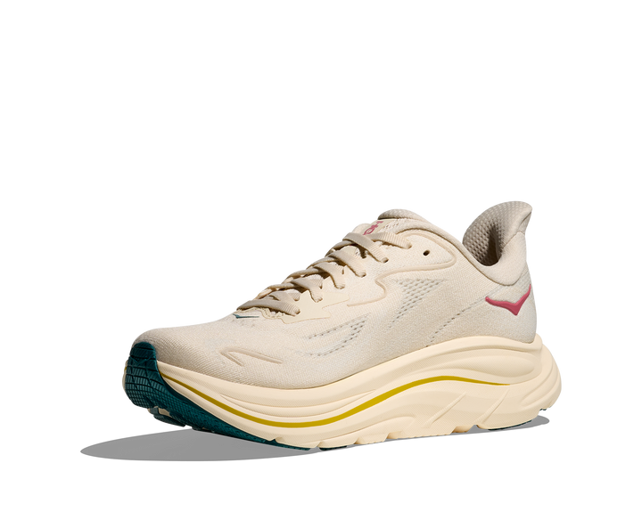 hoka clifton 10 wide women's | birch / alabaster