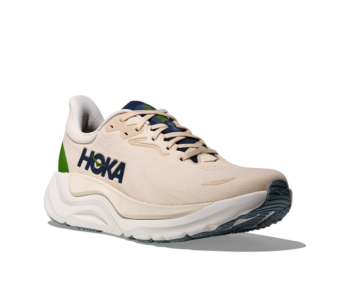 hoka arahi 8 men's | alabaster / birch