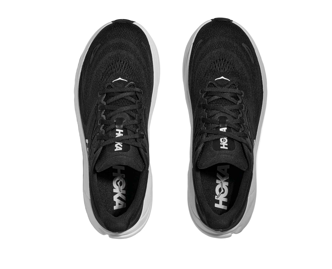 hoka arahi 8 wide men's | black/white