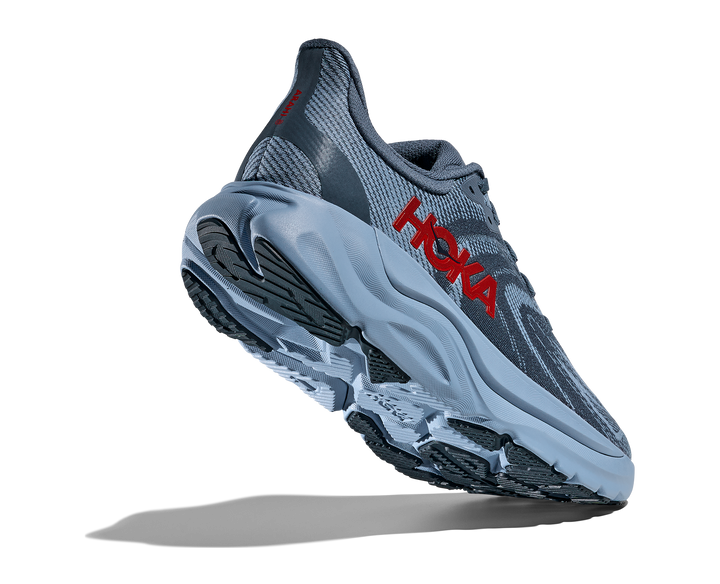 hoka arahi 8 men's | thunder cloud / vermillion
