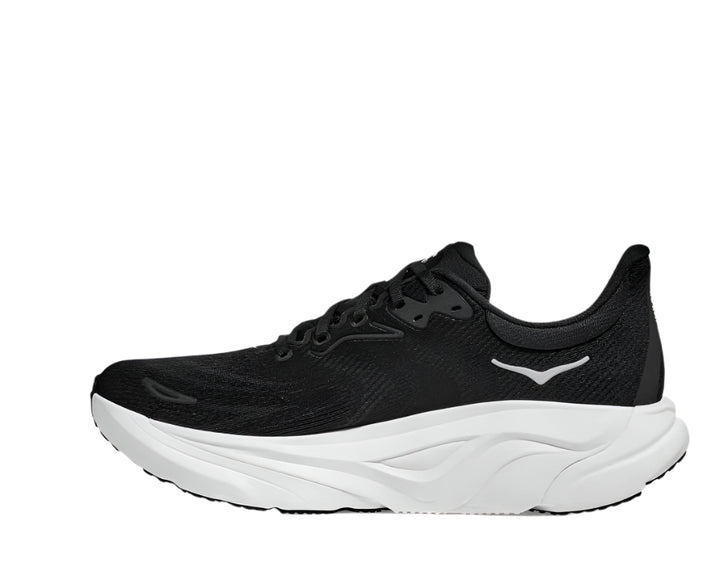 hoka arahi 8 extra wide men's | black/white