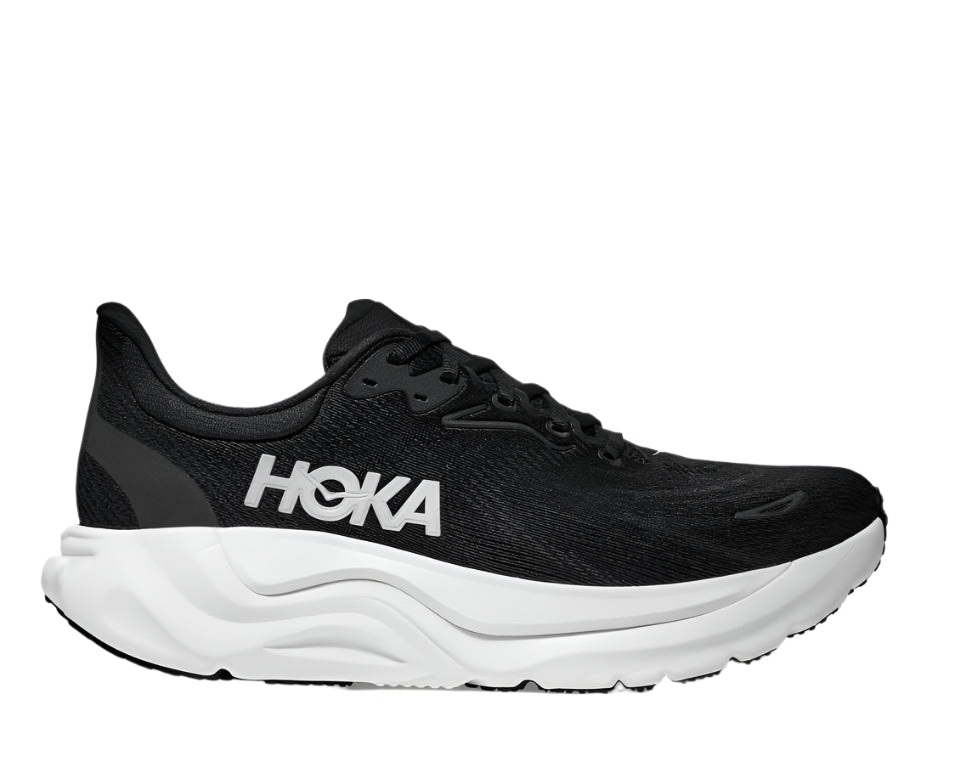 hoka arahi 8 extra wide men's | black/white