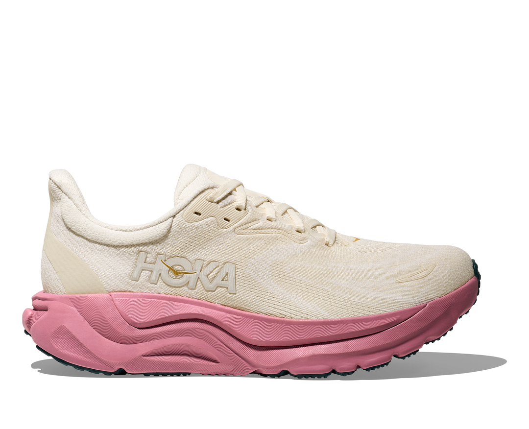 hoka arahi 8 women's | alabaster / lingonberry