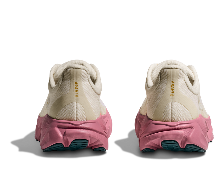 hoka arahi 8 women's | alabaster / lingonberry