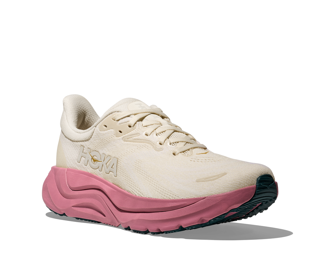 hoka arahi 8 women's | alabaster / lingonberry