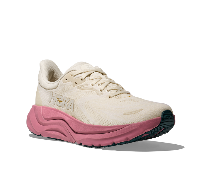 hoka arahi 8 women's | alabaster / lingonberry
