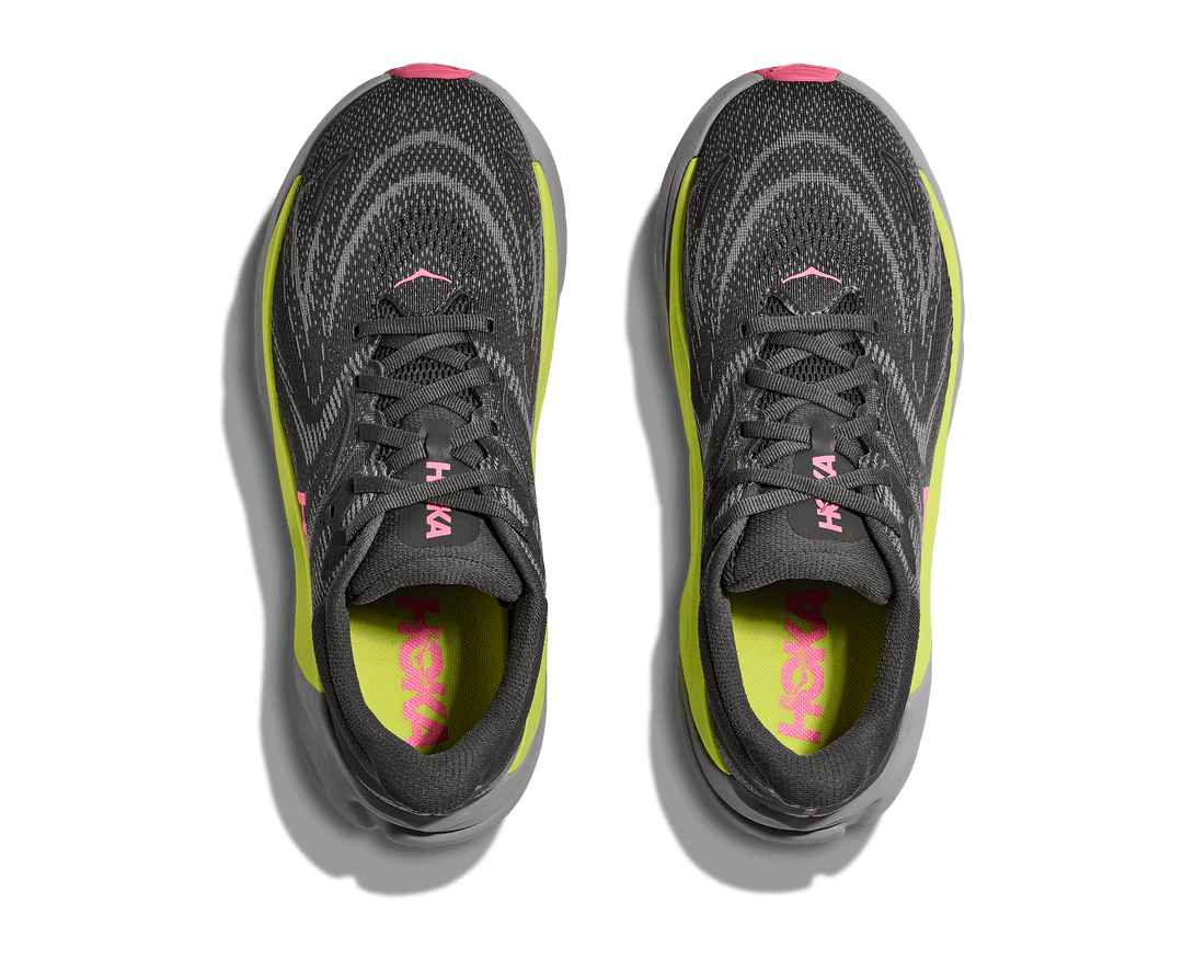 hoka arahi 8 women's | charcoal grey / grey skies