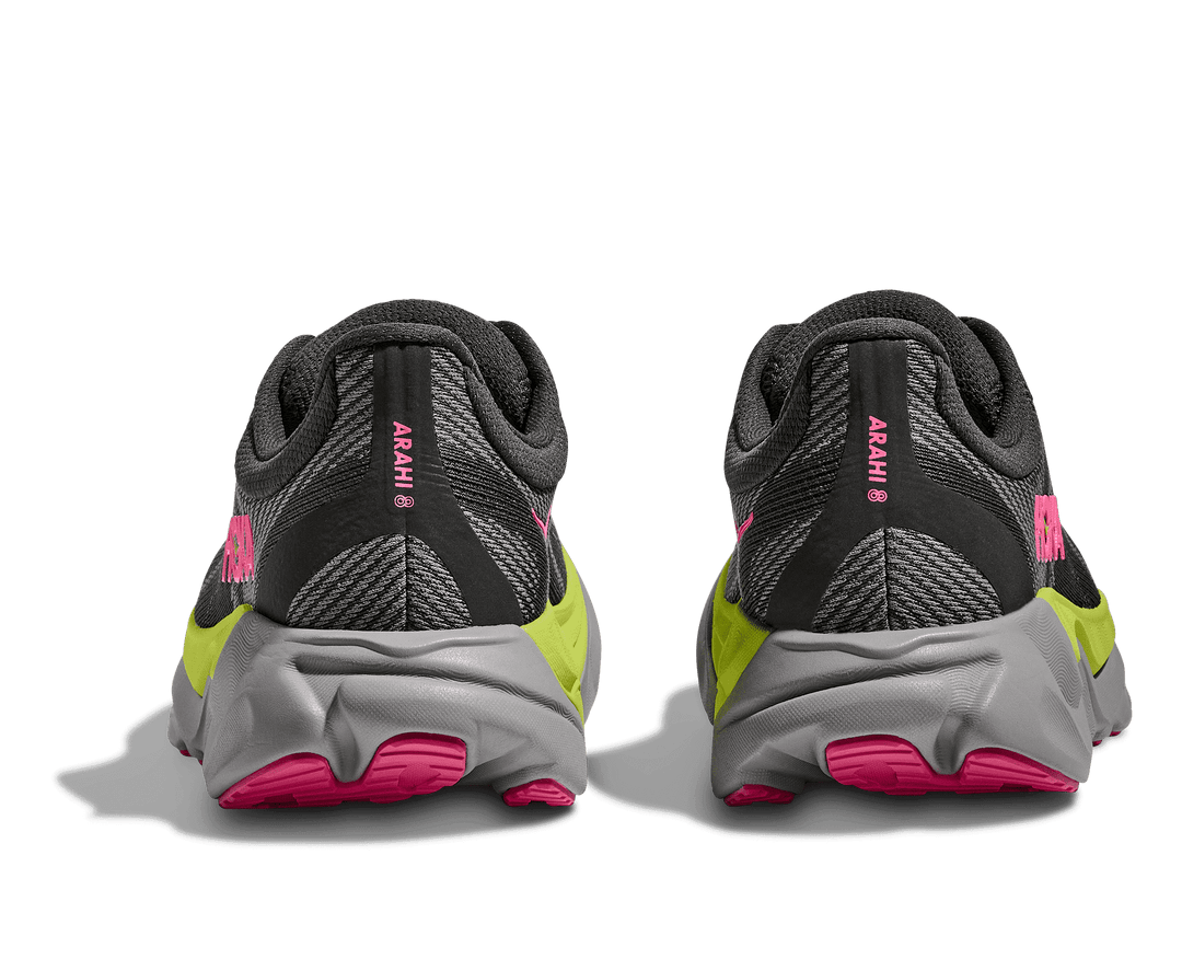 hoka arahi 8 women's | charcoal grey / grey skies