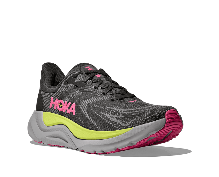 hoka arahi 8 women's | charcoal grey / grey skies