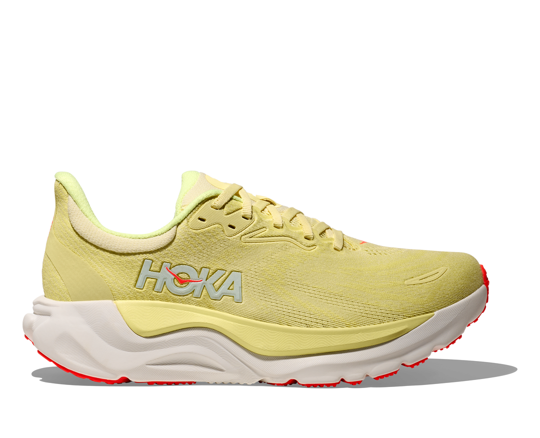 hoka arahi 8 women's | sunlight / neon yuzu