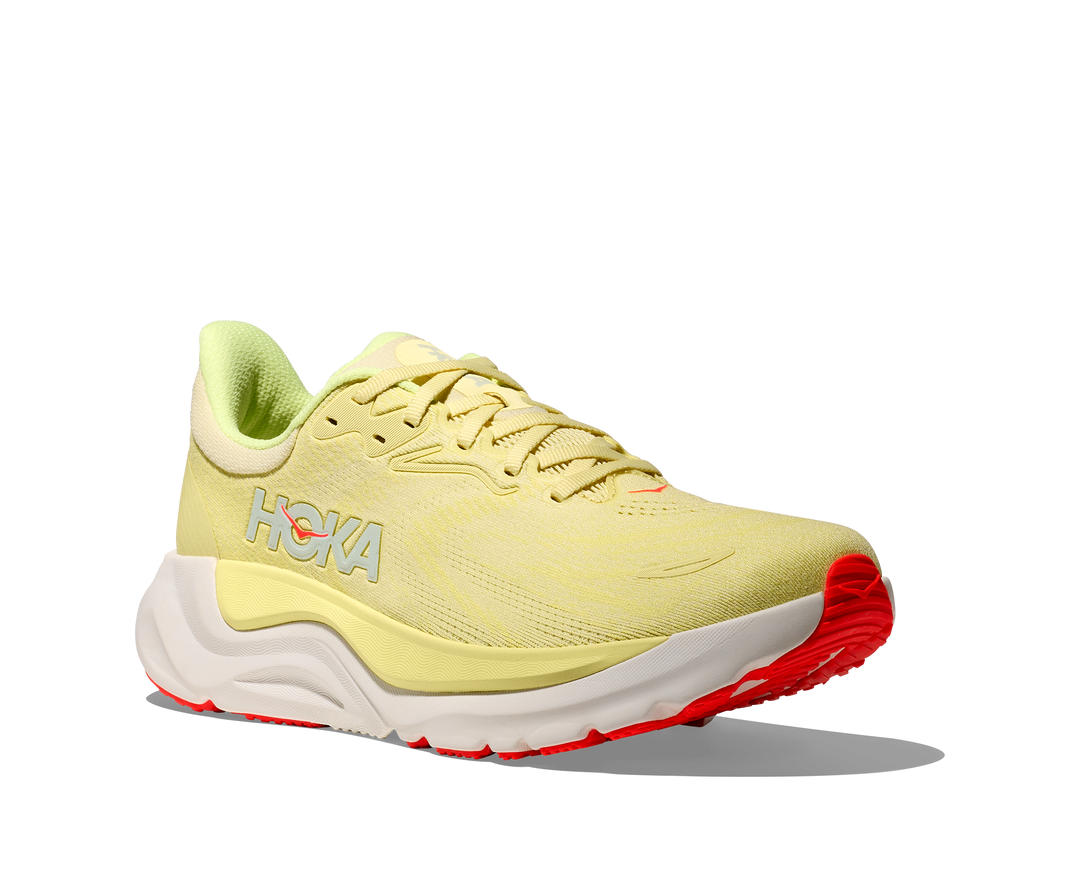hoka arahi 8 women's | sunlight / neon yuzu