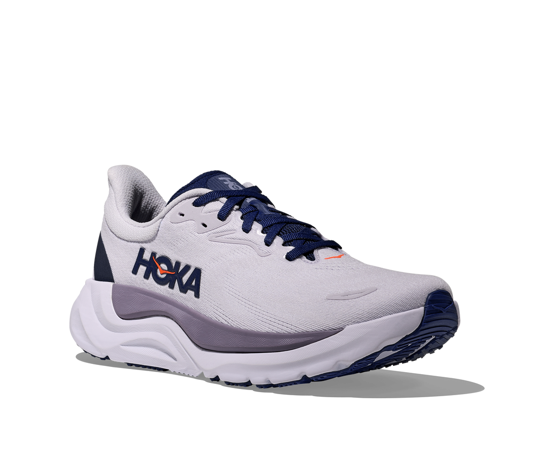 hoka arahi 8 wide women's | starlight glow / midnight blue
