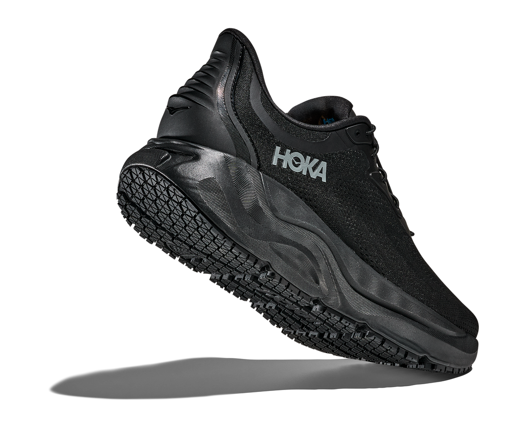 hoka arahi sr wide women's | black/black