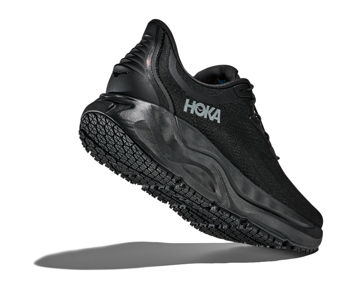 hoka arahi sr wide women's | black/black
