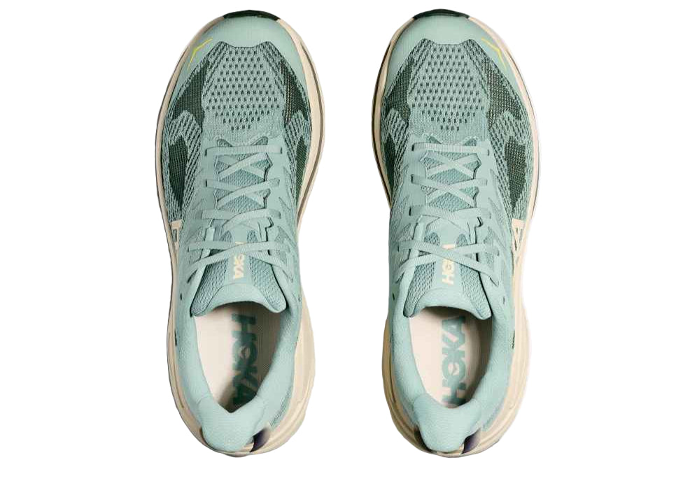 hoka challenger 8 wide men's | jade / truffle salt