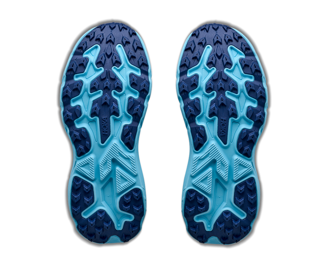 hoka challenger 8 men's | galactic grey soaring blue