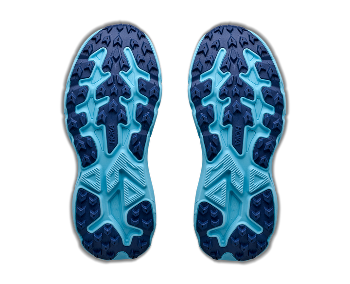 hoka challenger 8 men's | galactic grey soaring blue