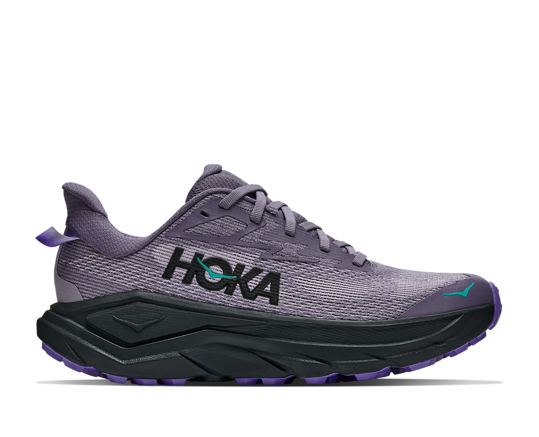hoka challenger 8 women's | purple fog black