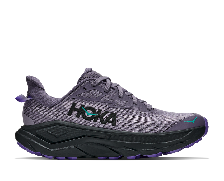 hoka challenger 8 women's | purple fog black