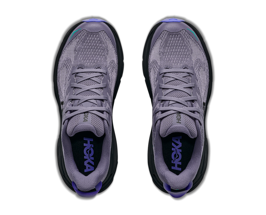 hoka challenger 8 women's | purple fog black