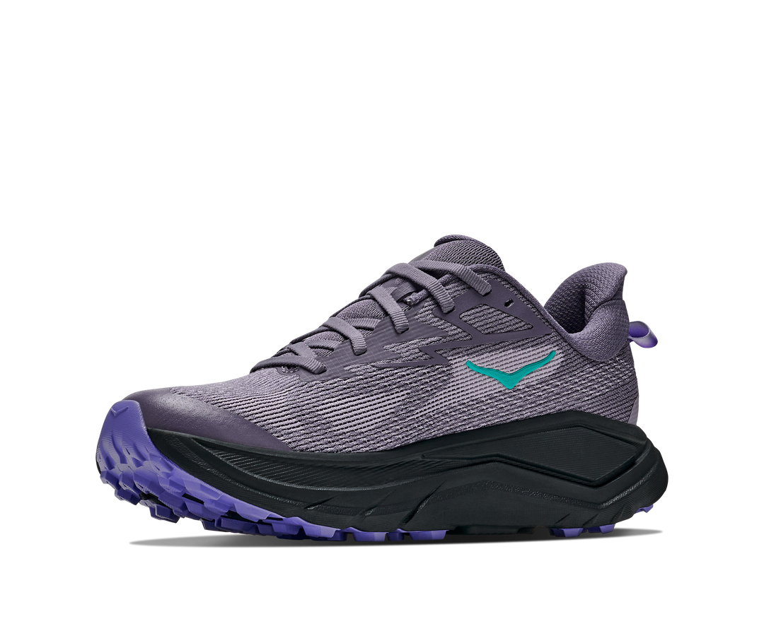 hoka challenger 8 women's | purple fog black