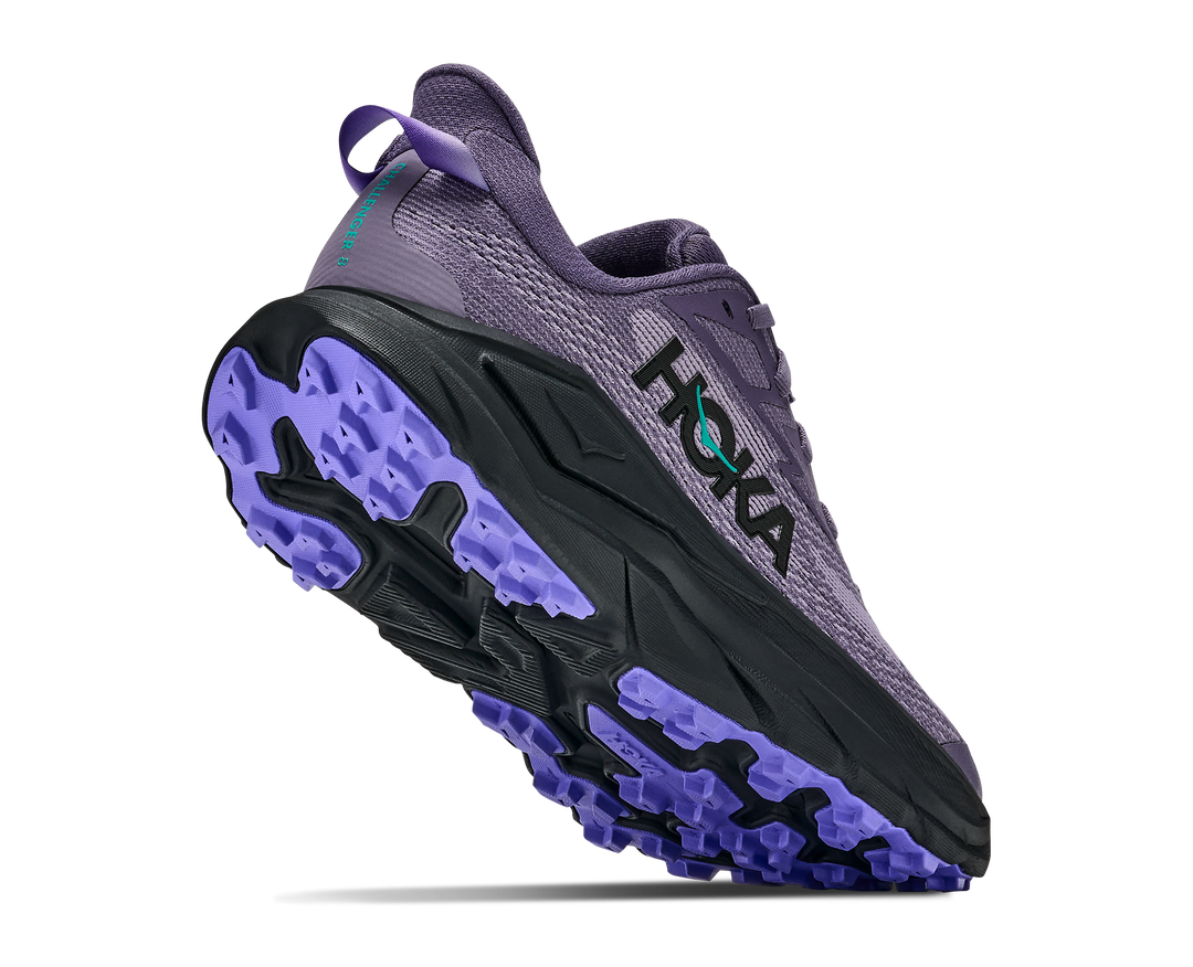 hoka challenger 8 women's | purple fog black