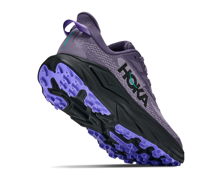 hoka challenger 8 women's | purple fog black