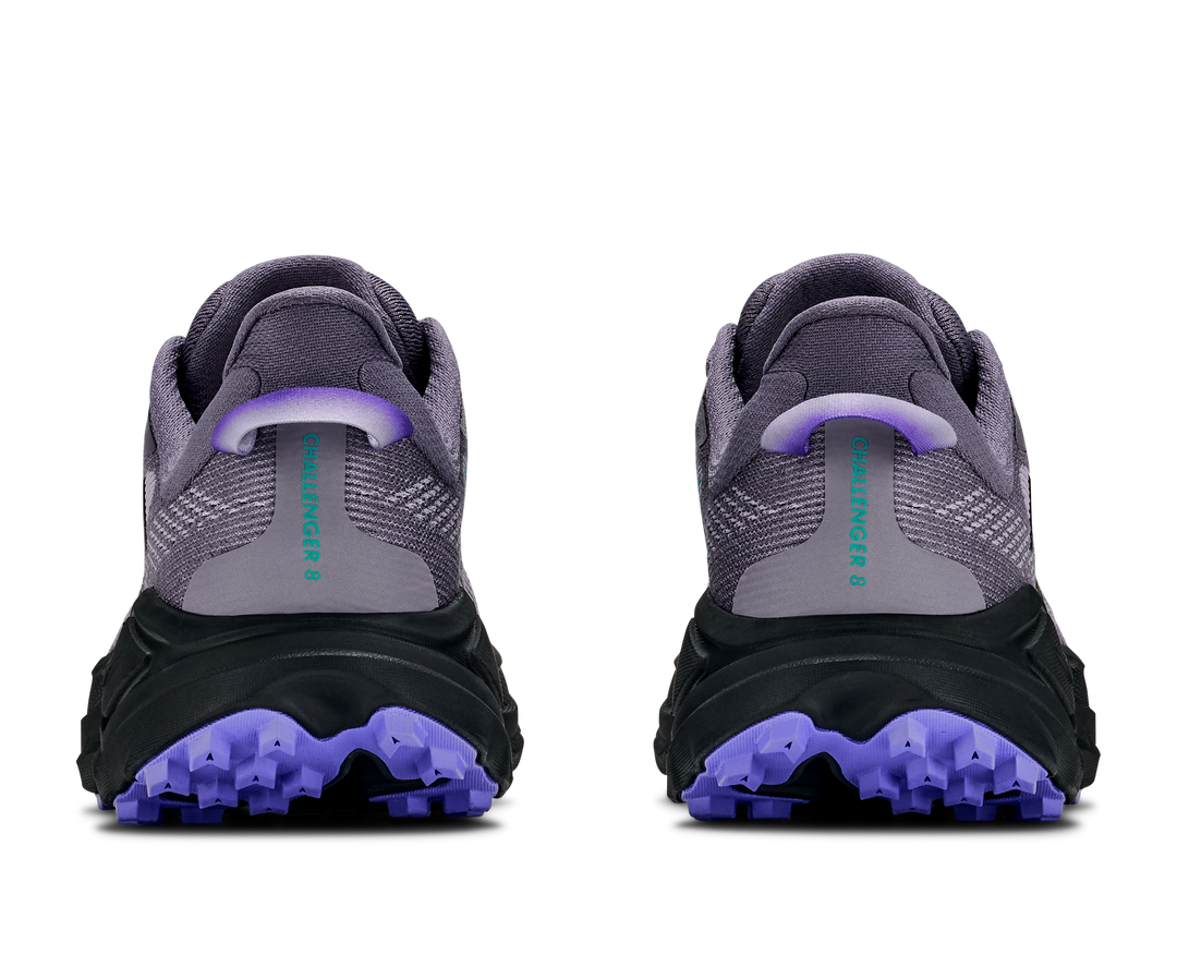 hoka challenger 8 women's | purple fog black
