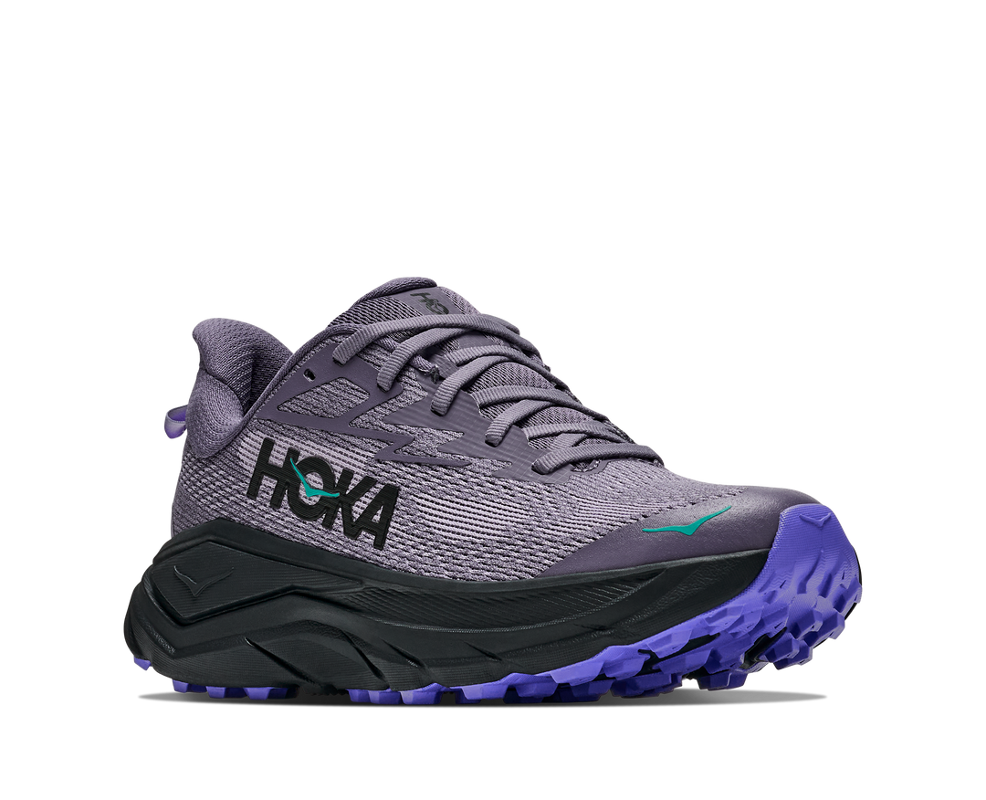 hoka challenger 8 women's | purple fog black