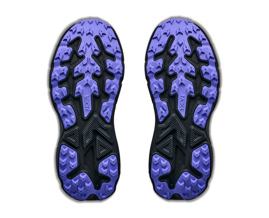 hoka challenger 8 women's | purple fog black