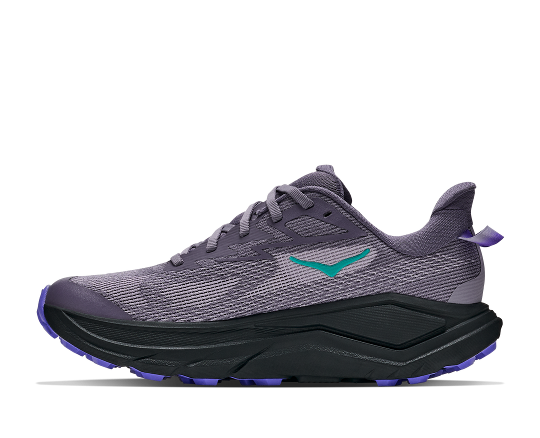 hoka challenger 8 women's | purple fog black
