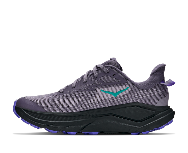 hoka challenger 8 women's | purple fog black