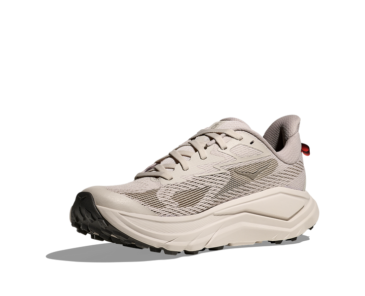 hoka challenger 8 women's | stucco / asphalt grey