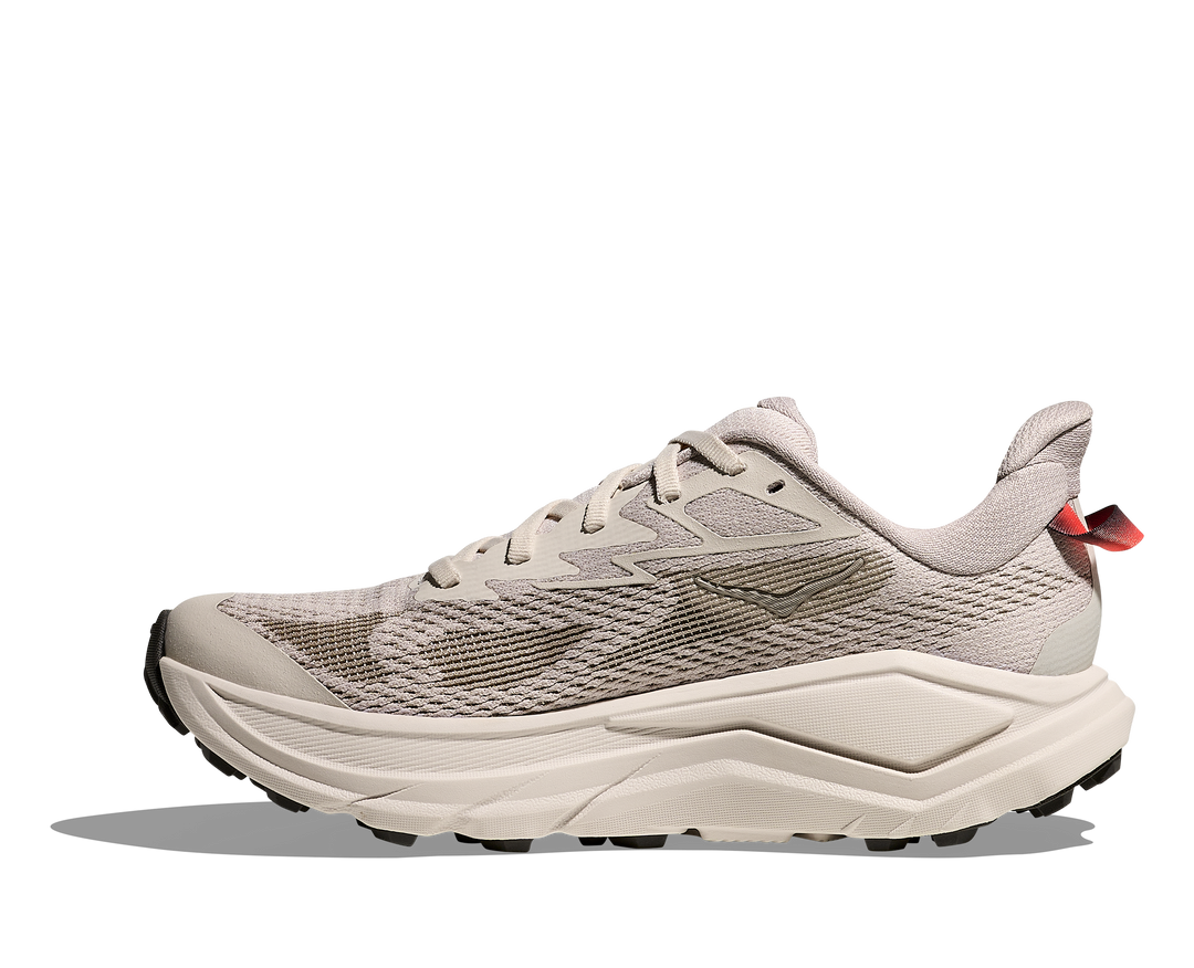 hoka challenger 8 women's | stucco / asphalt grey