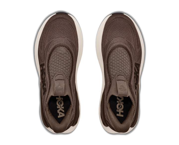 hoka skyward laceless men's | cliff grey cast iron