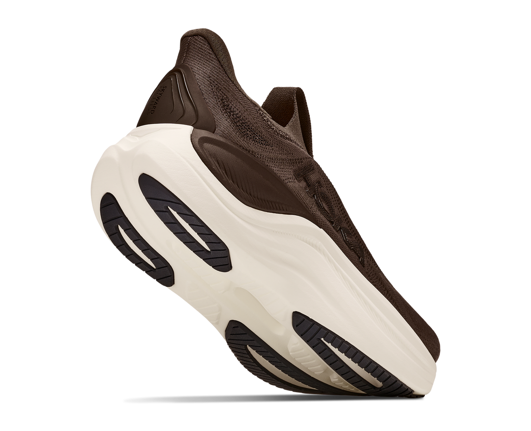 hoka skyward laceless men's | cliff grey cast iron