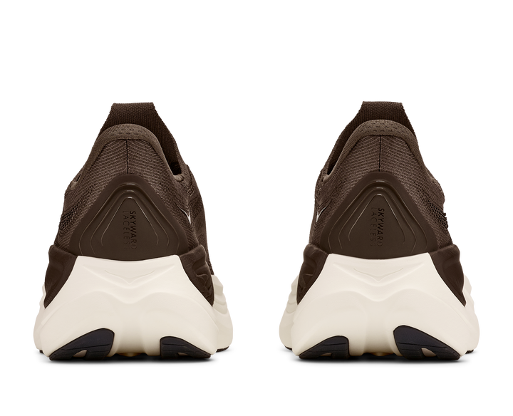 hoka skyward laceless men's | cliff grey cast iron