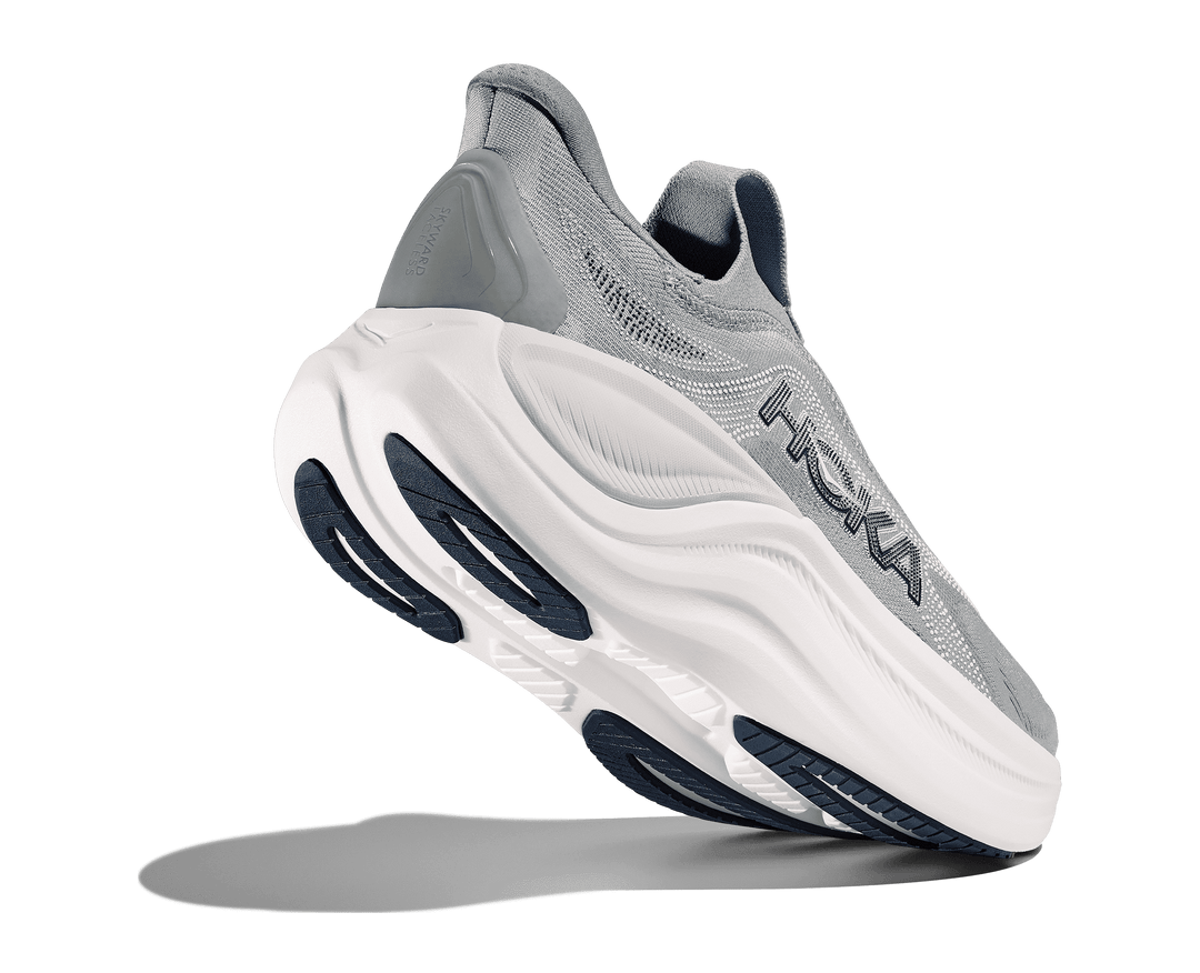hoka skyward laceless men's | stardust / stellar grey