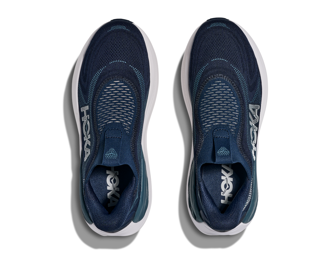hoka skyward laceless men's | varsity navy / white