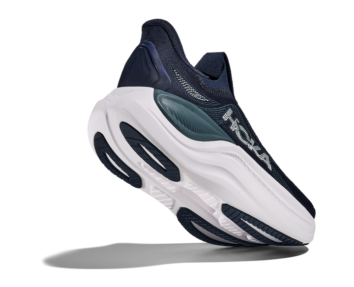 hoka skyward laceless men's | varsity navy / white