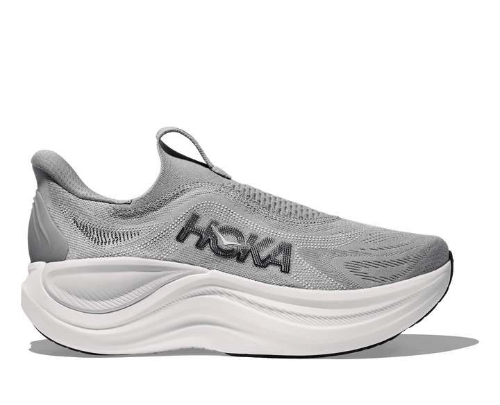hoka skyward laceless men's | stardust / stellar grey