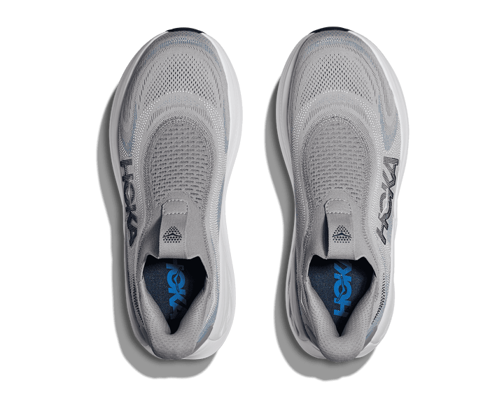 hoka skyward laceless men's | stardust / stellar grey