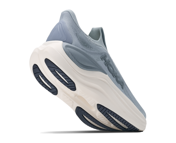 hoka skyward laceless women's | mineral blue washed blue