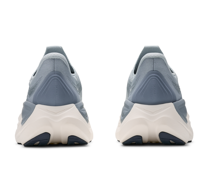 hoka skyward laceless women's | mineral blue washed blue