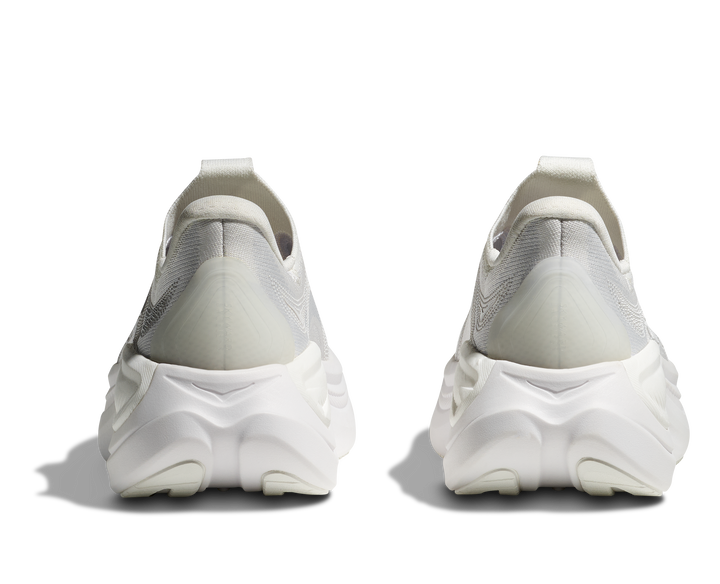 hoka skyward laceless women's | white / white